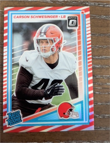 2025 Panini Donruss Optic #217 Carson Schwesinger — front