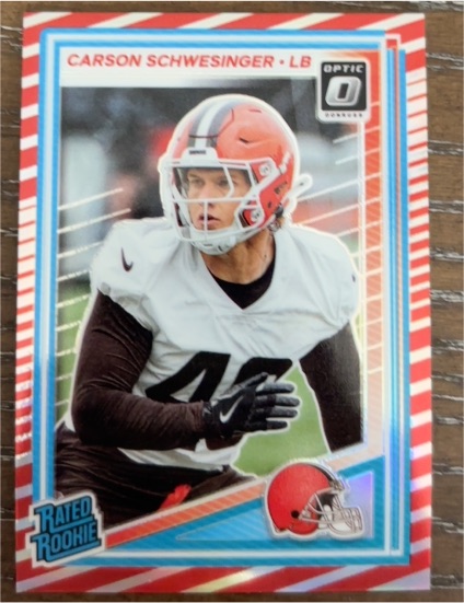 2025 Panini Donruss Optic #217 Carson Schwesinger — front