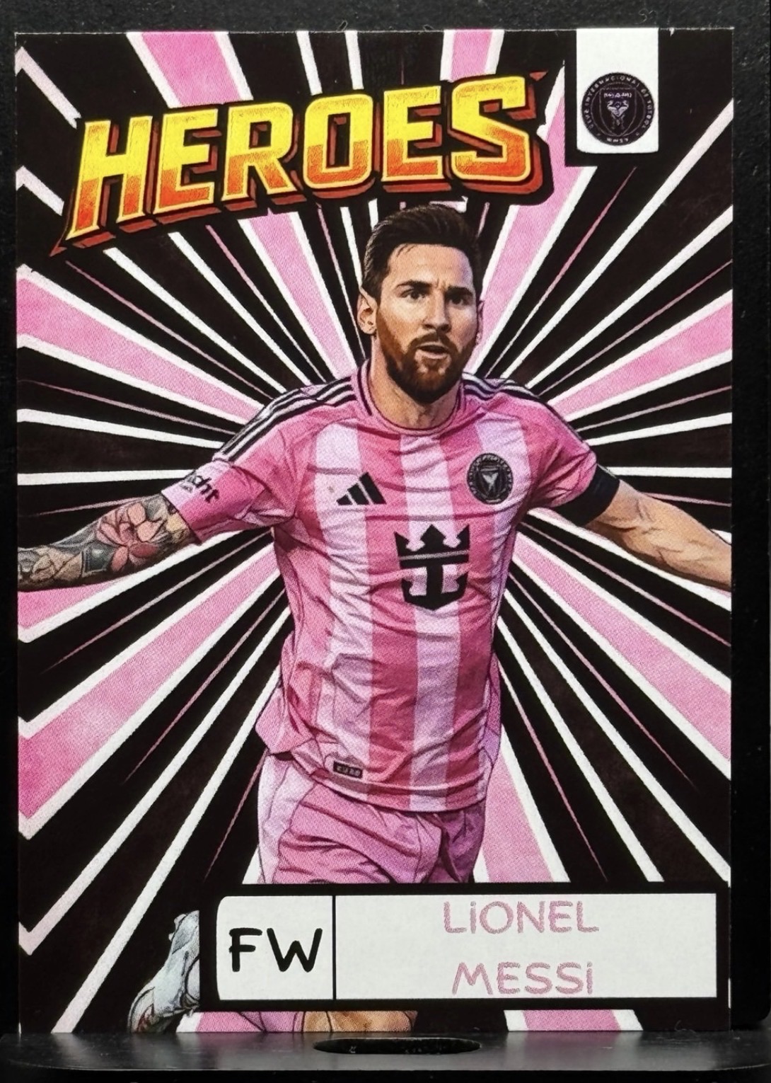 2026 Heroes Custom #Lionel Messi — front