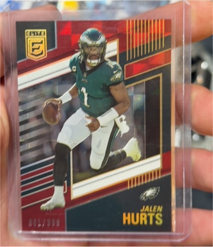 2022 Panini Donruss Elite #9 Jalen Hurts — front