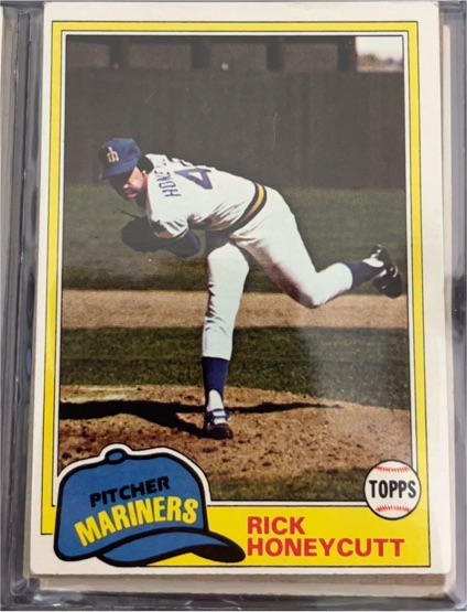 1981 Topps #33 Rick Honeycutt — front