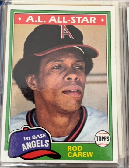 1981 Topps #300 Rod Carew — front