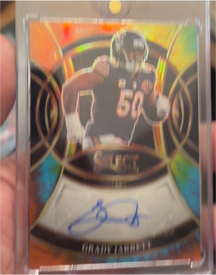 2025 Panini Select #SP-GJT Grady Jarrett Signatures Auto — front