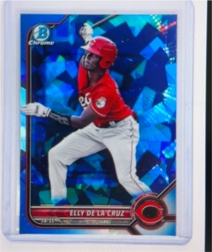 2022 Bowman Chrome Sapphire Edition #BCP-224 Elly De La Cruz — front
