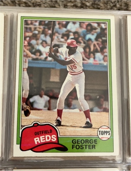 1981 Topps #200 George Foster — front