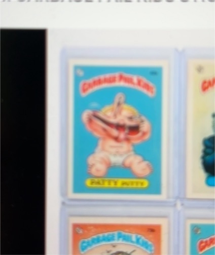 1986 Topps Garbage Pail Kids Patty Putty — front