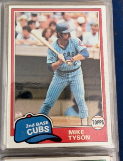 1981 Topps #294 Mike Tyson — front