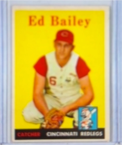 1958 Topps #330 Ed Bailey — front