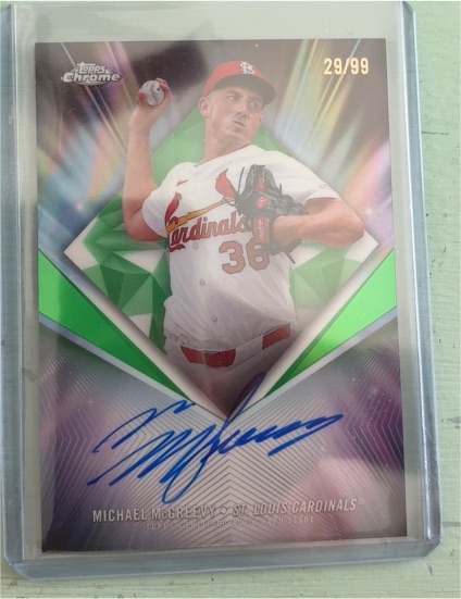 2026 Topps Chrome #75D-MG Michael McGreevy — front