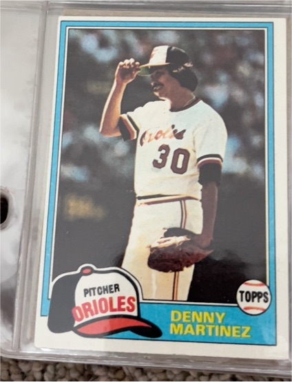 1981 Topps #367 Denny Martinez — front