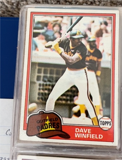 1981 Topps #370 Dave Winfield — front