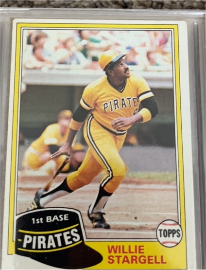1981 Topps #380 Willie Stargell — front