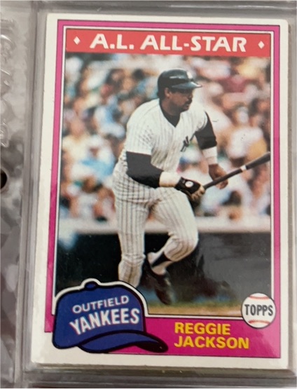 1981 Topps #400 Reggie Jackson — front