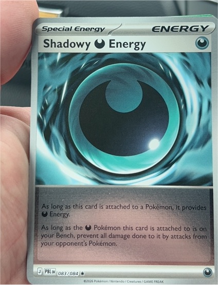 2026 Pokémon PBL #083 Shadowy Energy — front