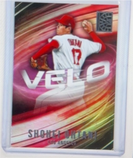 2022 Panini Capstone Velo Insert #V-14 Shohei Ohtani — front