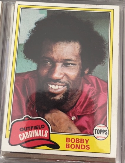 1981 Topps #635 Bobby Bonds — front