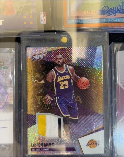 2021 Panini The National Starburst #16 LeBron James — front
