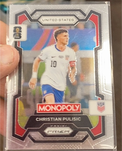 2026 Panini Prizm Monopoly FIFA World Cup #47 Christian Pulisic — front