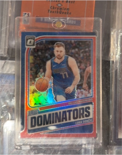 2024-25 Panini Donruss Optic Elite Dominators #10 Luka Dončić — front