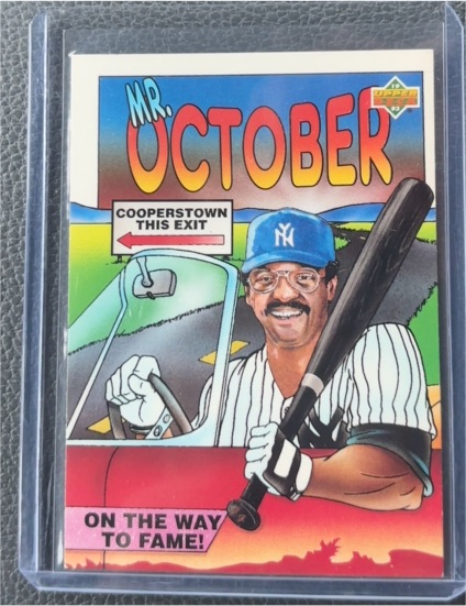 1993 Upper Deck Fun Pack #28 Mr. October Reggie Jackson — front
