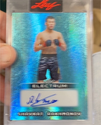 2025 Leaf Electrum Enter The Ring #ER-SR1 Shavkat Rakhmonov — front
