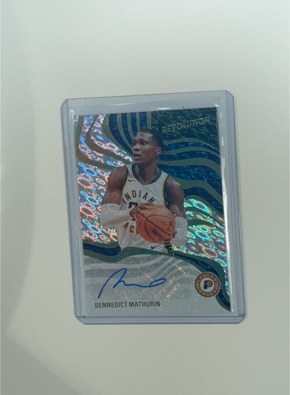 2024-25 Panini Revolution Revolutions Signatures #RS-BND Bennedict Mathurin — front