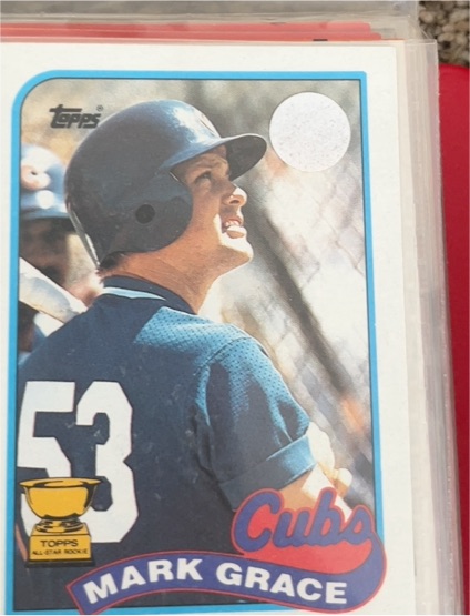1989 Topps #465 Mark Grace — front