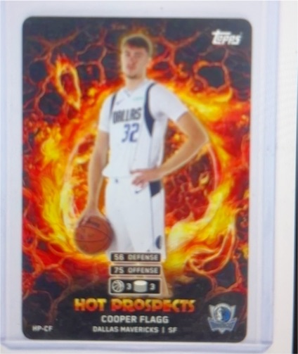 2025 Topps Match Attax Hot Prospects #HP-CF Cooper Flagg — front