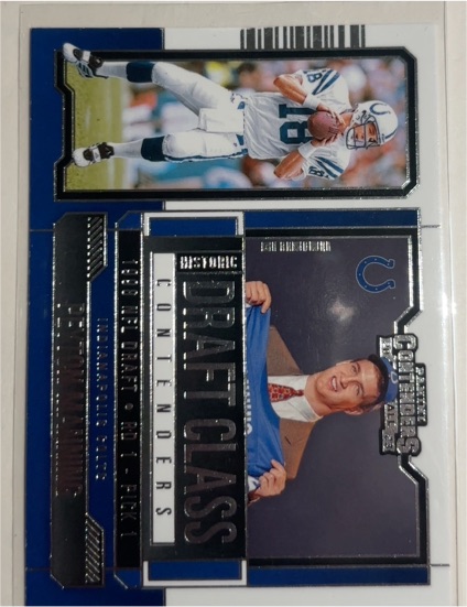 2023 Panini Contenders Historic Draft Class #HDC-PM Peyton Manning — front