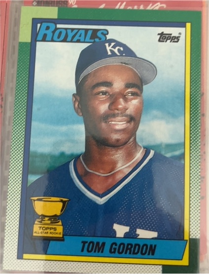 1990 Topps #752 Tom Gordon — front