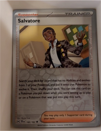2024 Pokémon SV05: Temporal Forces #160 Salvatore — front
