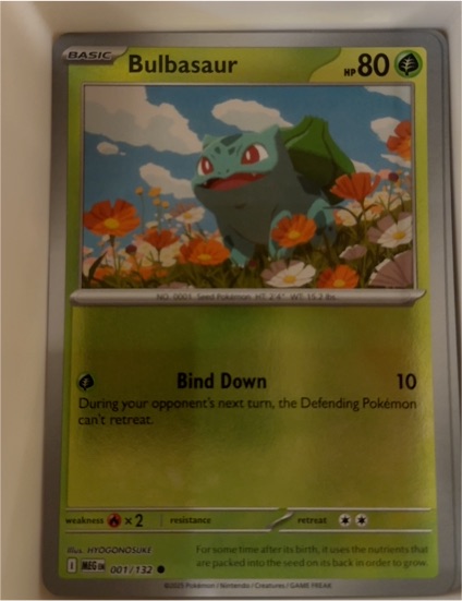 2025 The Pokémon Company ME01 #001 Bulbasaur — front