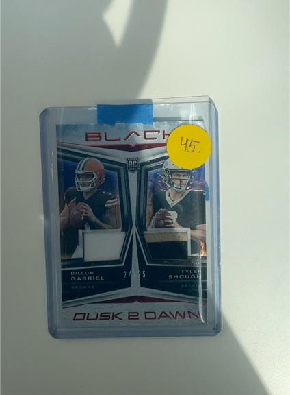 2025 Panini Black Dusk 2 Dawn #D2D-DGTS Dillon Gabriel Tyler Shough — front