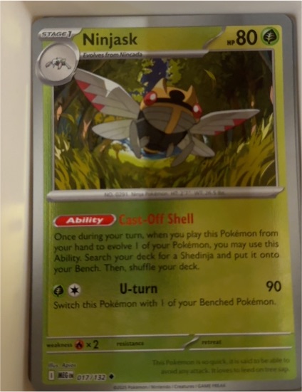 2025 Pokémon #017 Ninjask — front