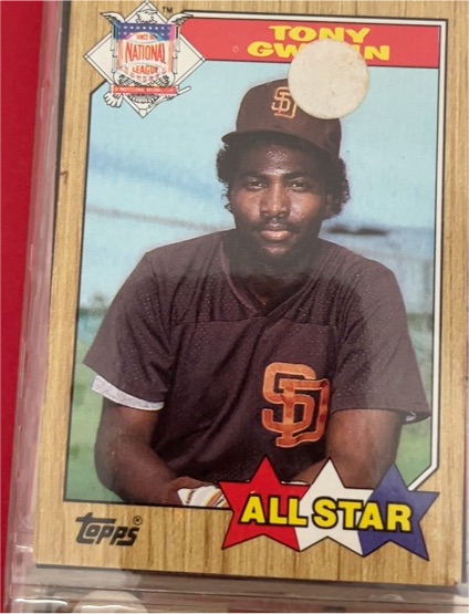 1987 Topps #599 Tony Gwynn All-Star — front