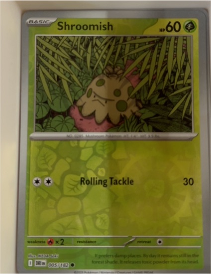 2023 Pokémon SV10: Destined Rivals #005 Shroomish — front