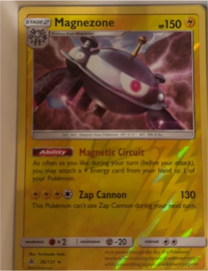 2016 Pokemon SM Forbidden Light #36 Magnezone — front