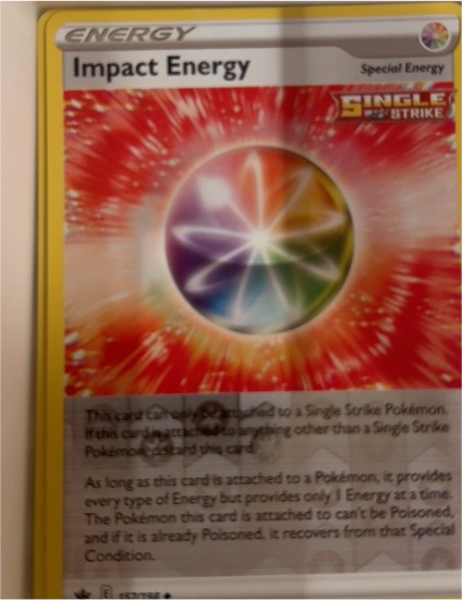 2021 Pokémon Sword & Shield Chilling Reign #157 Impact Energy — front