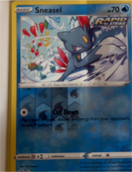 2021 Pokémon Chilling Reign #030 Sneasel — front