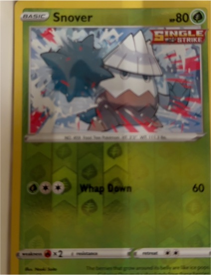 2021 Pokémon TCG Chilling Reign #9 Snover — front