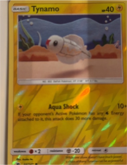 2017 Pokemon Burning Shadows #44 Tynamo — front