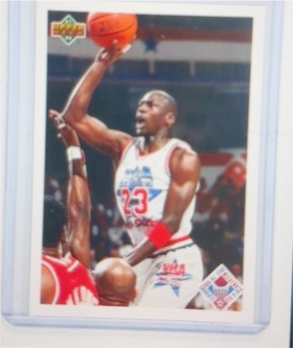 1991-92 Upper Deck #48 Michael Jordan NBA All-Star Checklist — front