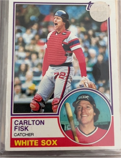 1983 Topps #20 Carlton Fisk — front