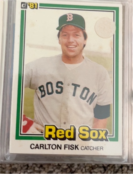 1981 Donruss #335 Carlton Fisk — front