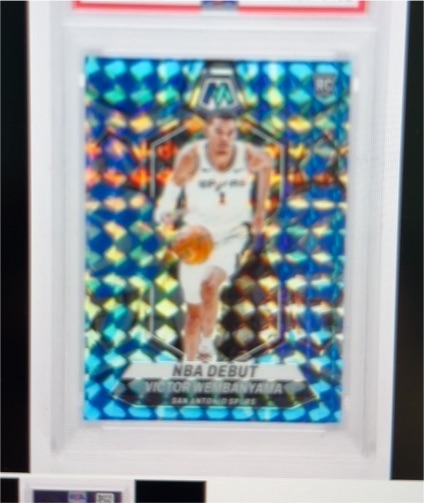 2023-24 Panini Mosaic #257 Victor Wembanyama NBA Debut — front