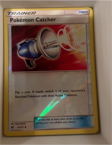 2017 Pokémon Shining Legends #64 Pokémon Catcher — front