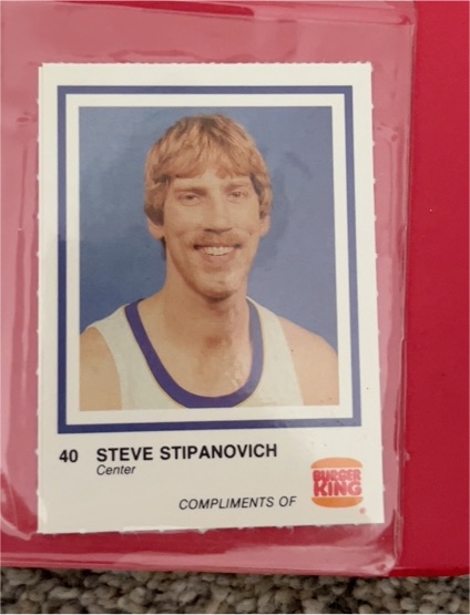 1980 Burger King #40 Steve Stipanovich — front