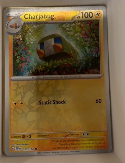 2024 Pokémon #055 Charjabug — front