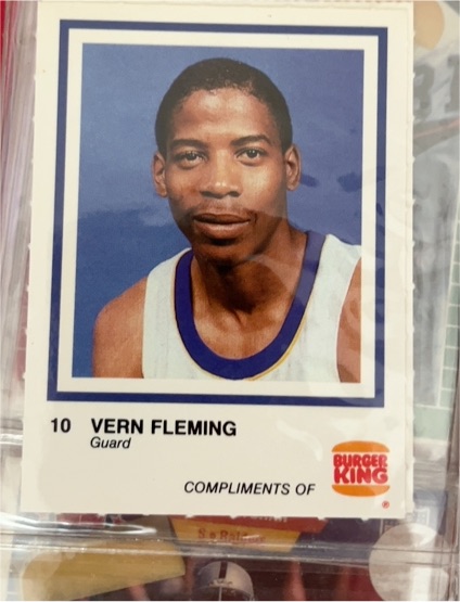 1990-91 Fleer #10 Vern Fleming — front