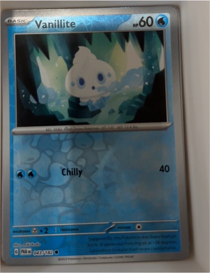 2023 Pokémon SV04: Paradox Rift #043 Vanillite — front